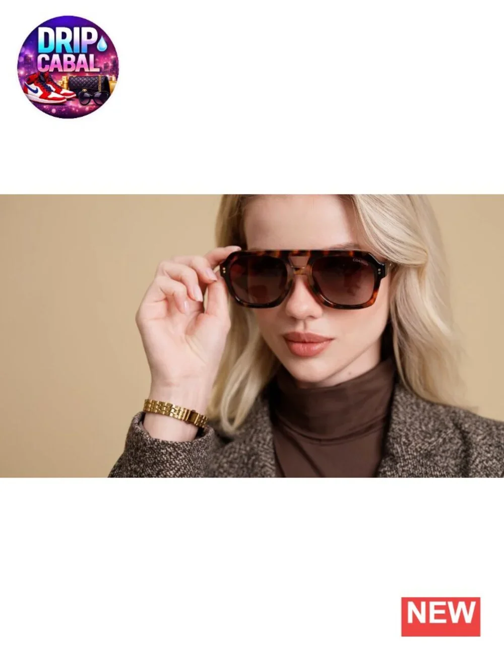 Polarized Square Aviator Sunglasses UV400 Women Men Fashion Shades